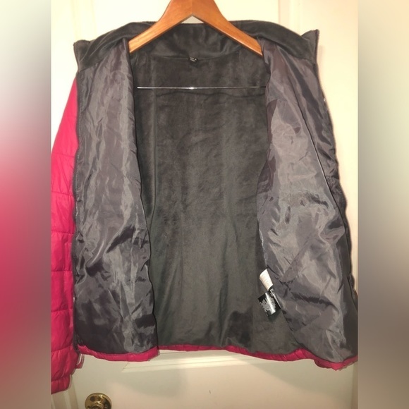 BELOW Zero ❄️ Women’s Full Zip 💖 Pink Puffer Coat Size L ⛷ - Picture 3 of 6